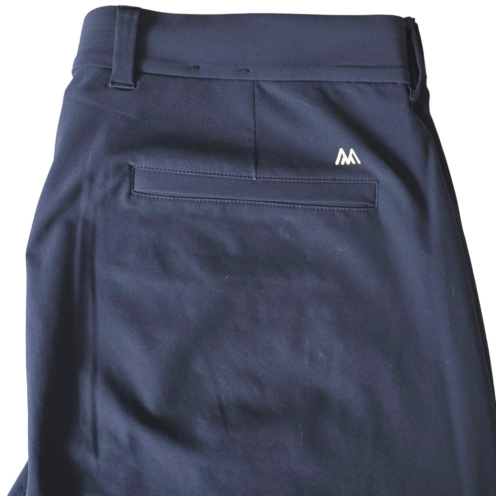 Mizzen Main Helmsman Slim Chino Pants Navy Blue Men Performance Stretch Sz 34X32